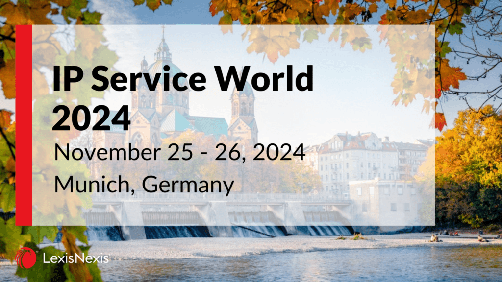 IP Service World 2024, 25 - 26 November against an autumn backdrop of Munich