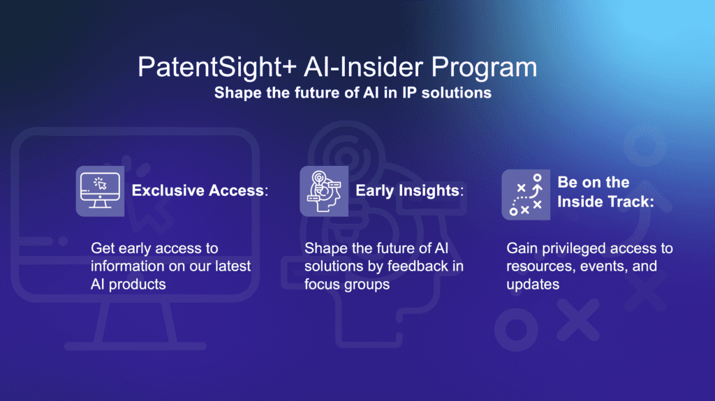 patentsight+ AI insider